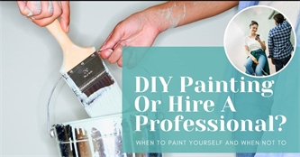 Painting Dilemma: Tackling Your Next Project with DIY Techniques or Trusting a Professional Painting Company in Treasure Valley, Idaho?
