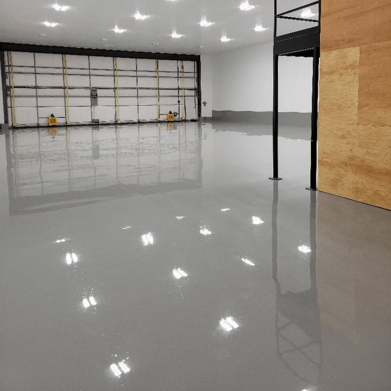 Commercial Concrete Floor Coating - After